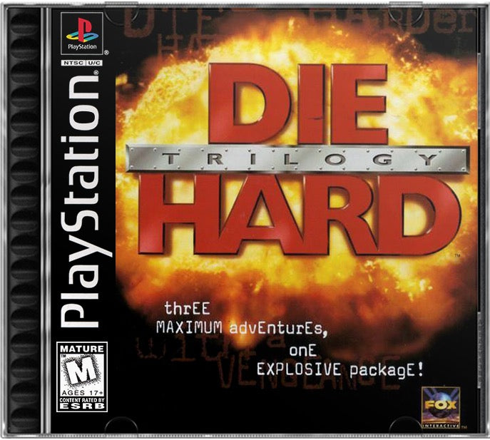 Die Hard Trilogy PS1 Sony Playstation 1 Used Video Game