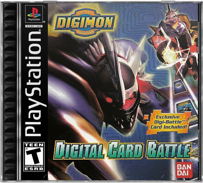 Digimon Digital Card Battle PS1 Sony Playstation 1 Used Video Game