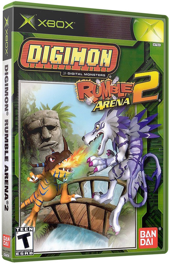 Digimon Rumble Arena 2 Used Microsoft XBOX Original Video Game