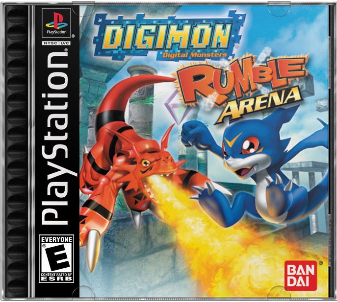 Digimon Rumble Arena PS1 Sony Playstation 1 Used Video Game