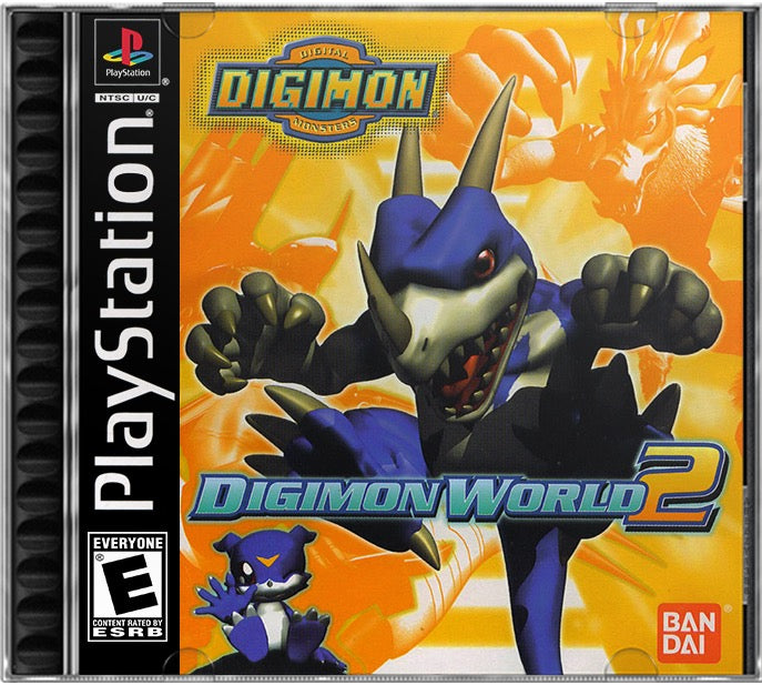 Digimon World 2 PS1 Sony Playstation 1 Used Video Game