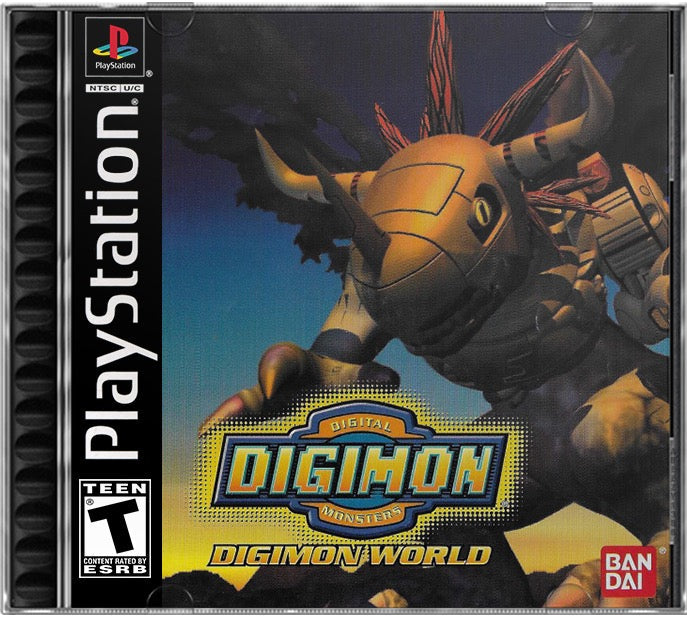 Digimon World PS1 Sony Playstation 1 Used Video Game