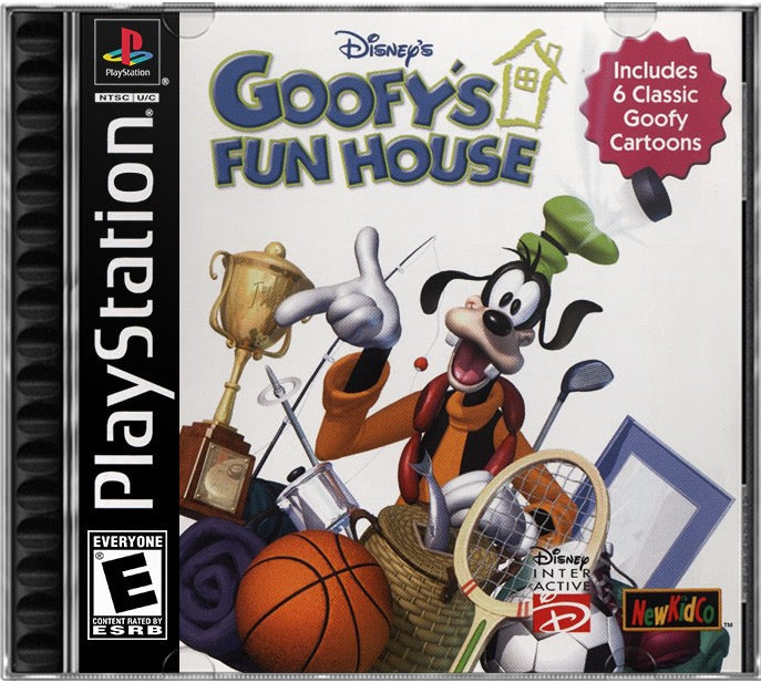 Disney's Goofy's Fun House PS1 Sony Playstation 1 Used Video Game
