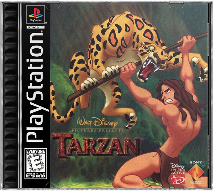 Disney's Tarzan PS1 Sony Playstation 1 Used Video Game