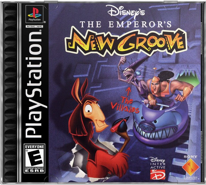 Disney's The Emperor's New Groove PS1 Sony Playstation 1 Used Video Game