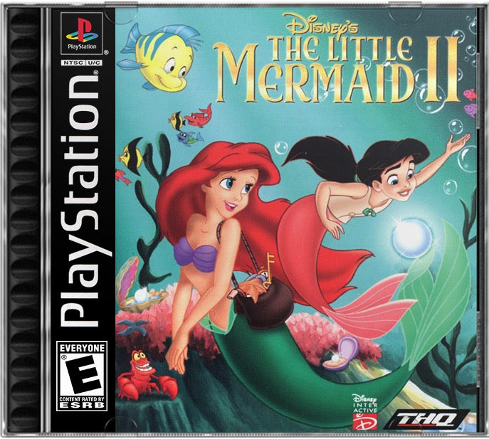 Disney's The Little Mermaid II PS1 Sony Playstation 1 Used Video Game