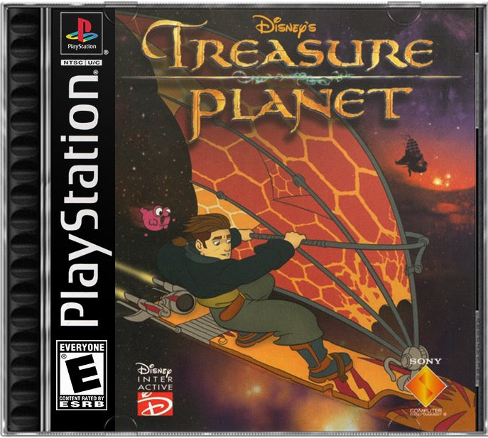 Disney's Treasure Planet PS1 Sony Playstation 1 Used Video Game