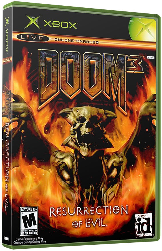Doom 3 - Resurrection of Evil Used Microsoft XBOX Original Video Game