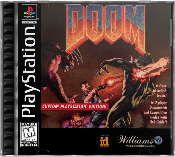 Doom PS1 Sony Playstation 1 Used Video Game