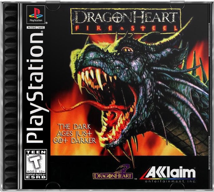 DragonHeart - Fire & Steel PS1 Sony Playstation 1 Used Video Game