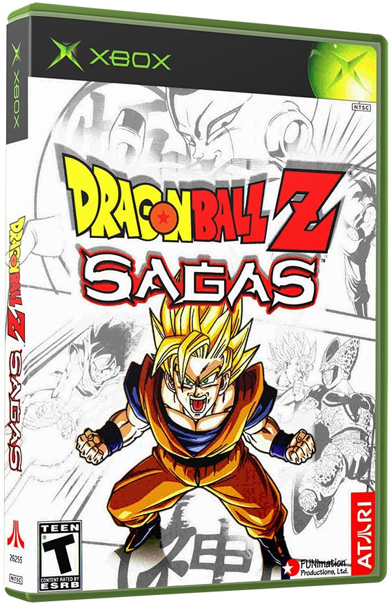 Dragon Ball Z - Sagas Used Microsoft XBOX Original Video Game
