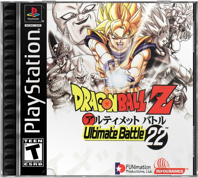 Dragon Ball Z - Ultimate Battle 22 PS1 Sony Playstation 1 Used Video Game