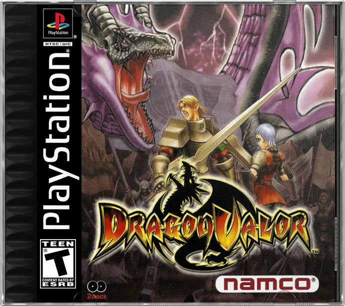 Dragon Valor PS1 Sony Playstation 1 Used Video Game