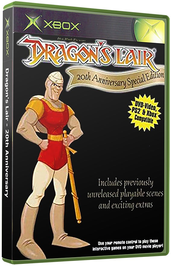Dragon's Lair - 20th Anniversary Used Microsoft XBOX Original Video Game