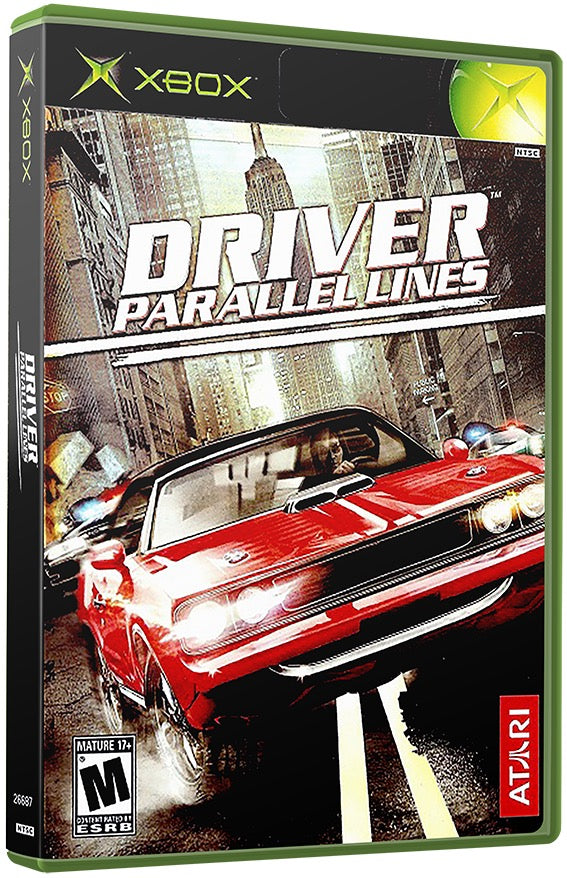 Driver - Parallel Lines Used Microsoft XBOX Original Video Game
