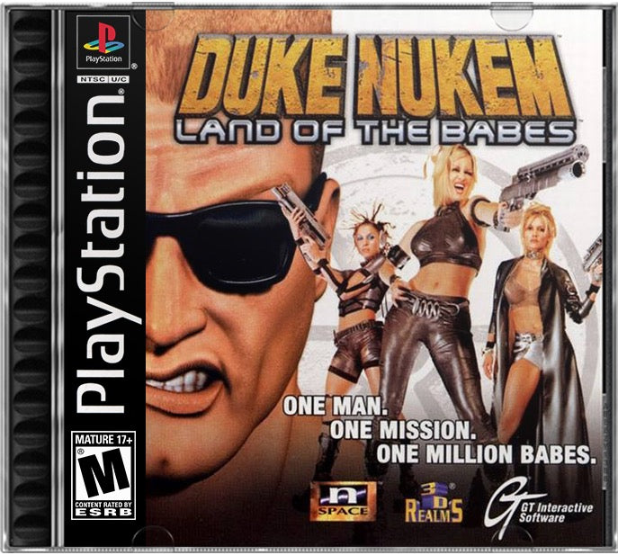 Duke Nukem - Land of the Babes PS1 Sony Playstation 1 Used Video Game