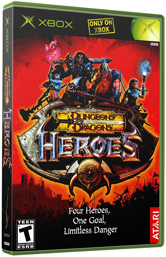 Dungeons and Dragons - Heroes Used Microsoft XBOX Original Video Game