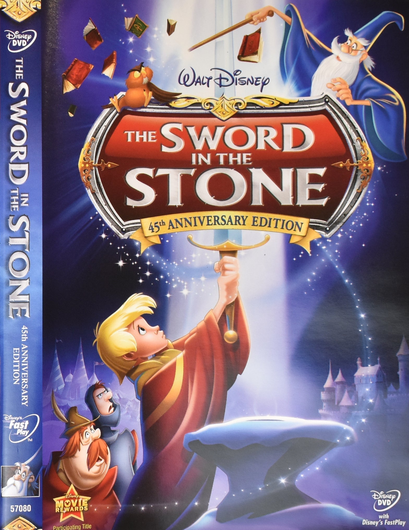 The Sword of the stone Dvd Movie Used Disney