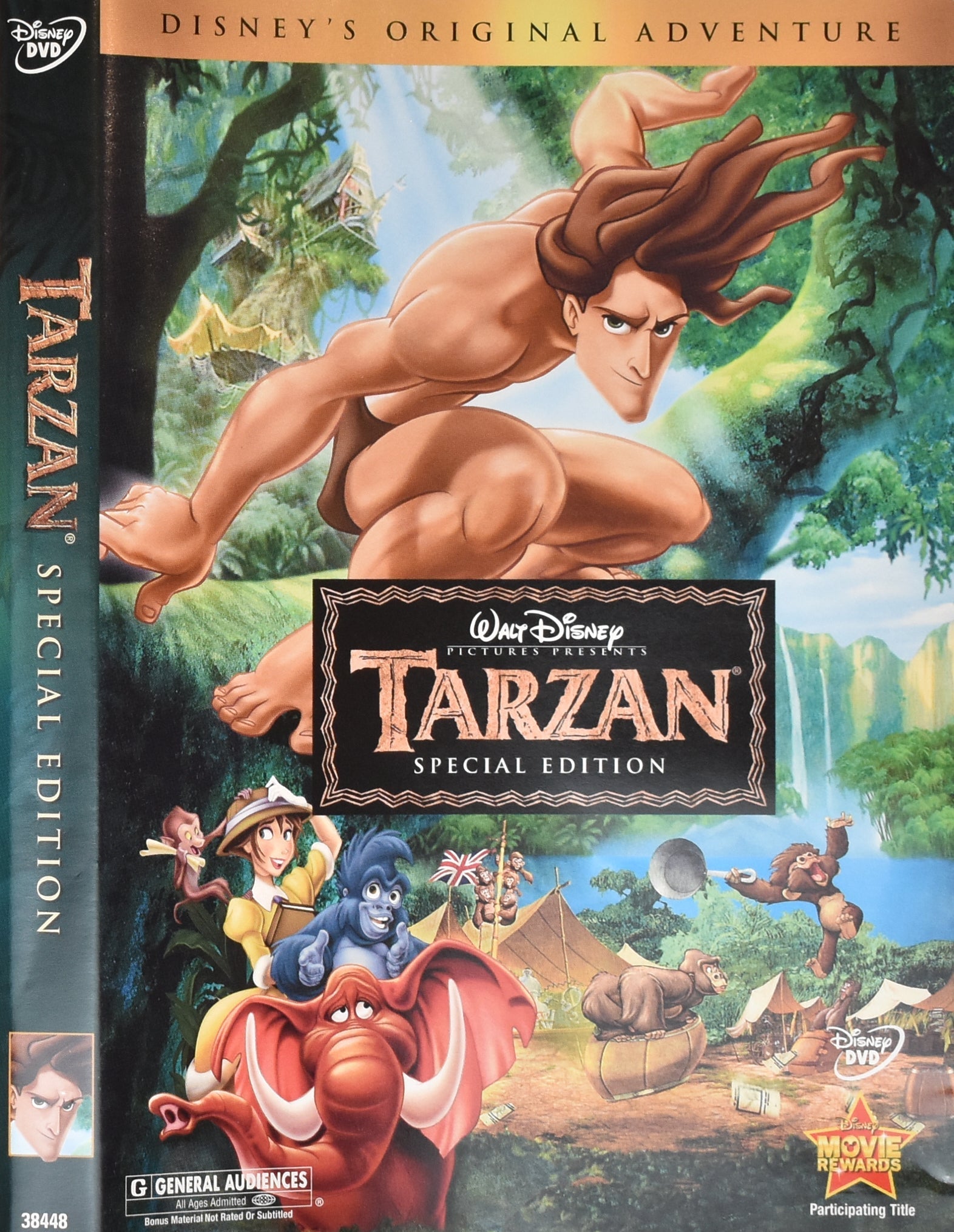Tarzan Dvd Movie Used Disney