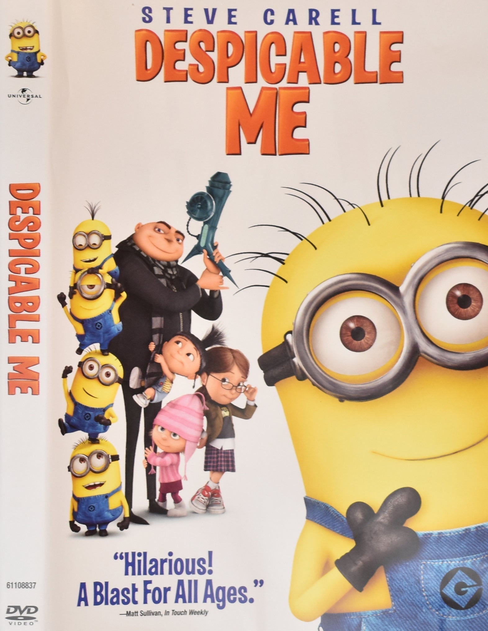 Despicable Me Steve Carell Dvd Movie Used