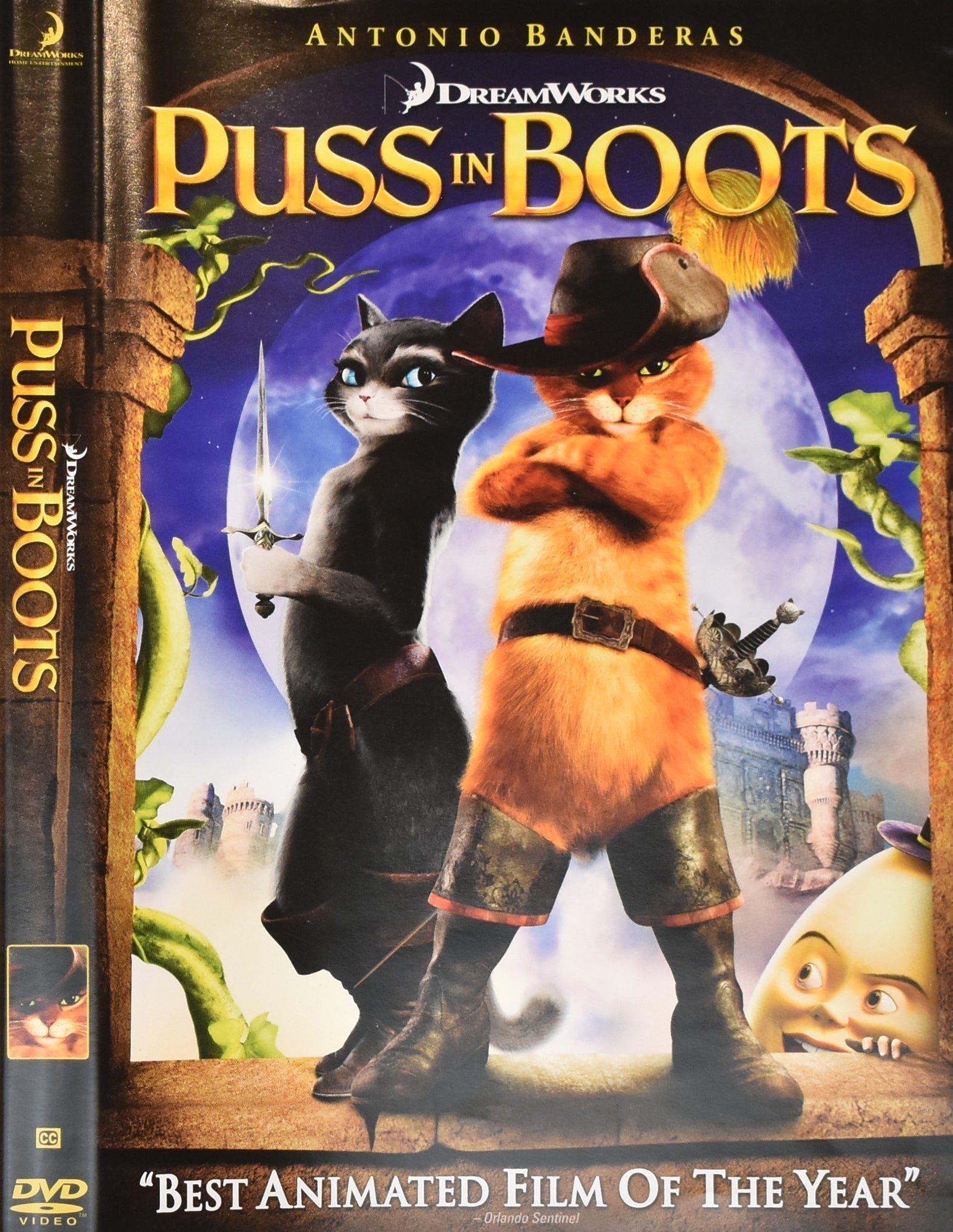 Puss In Boots Dvd Movie Used