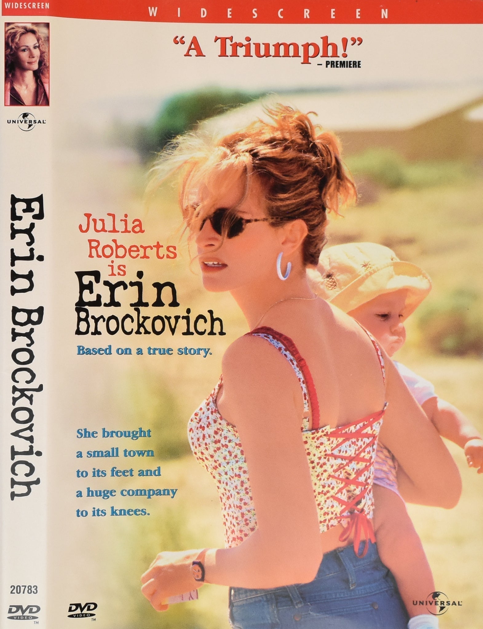 Erin Brockovich Julia Roberts Dvd Movie Used