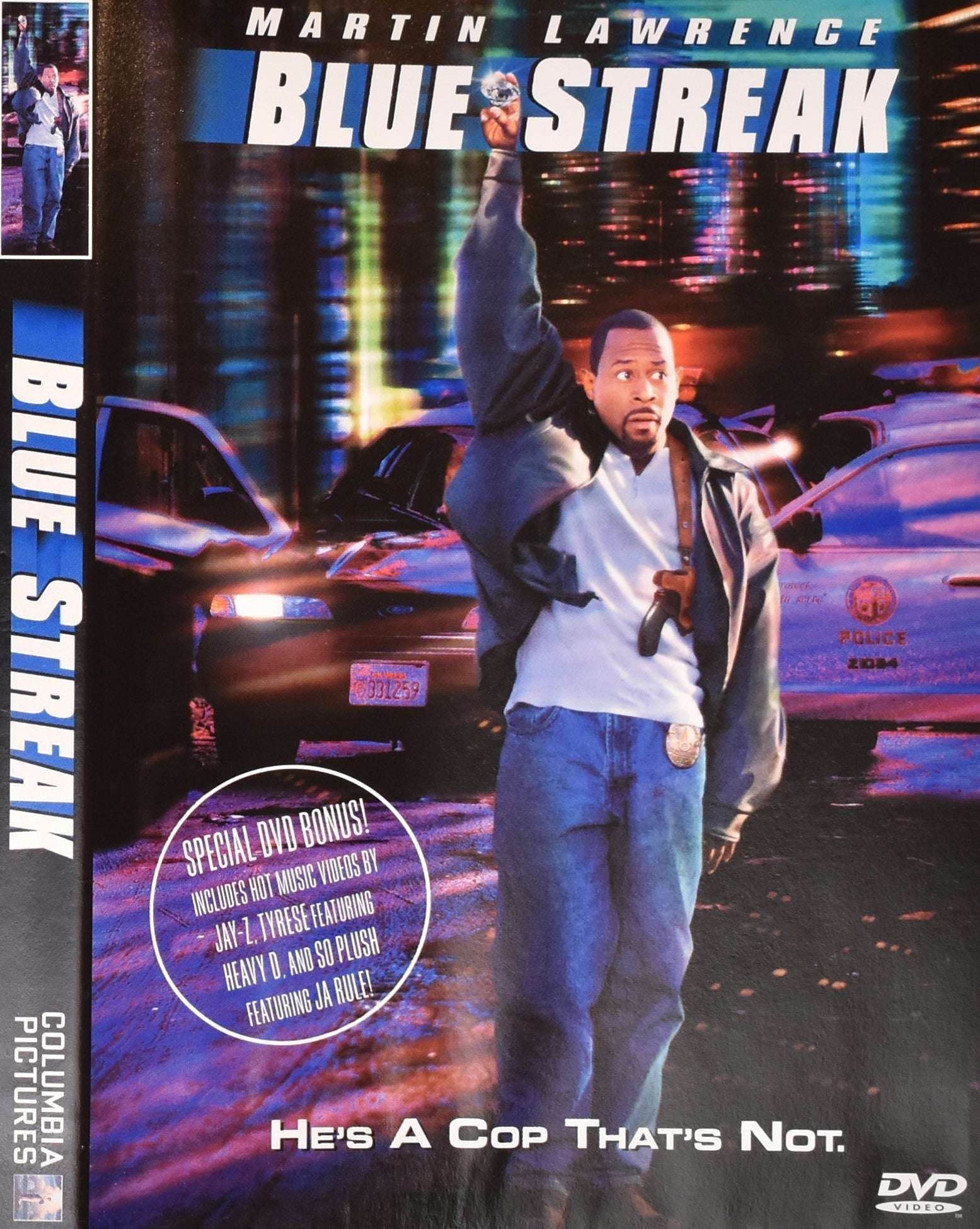 Blue Streak Martin Lawrence Dvd Movie Used