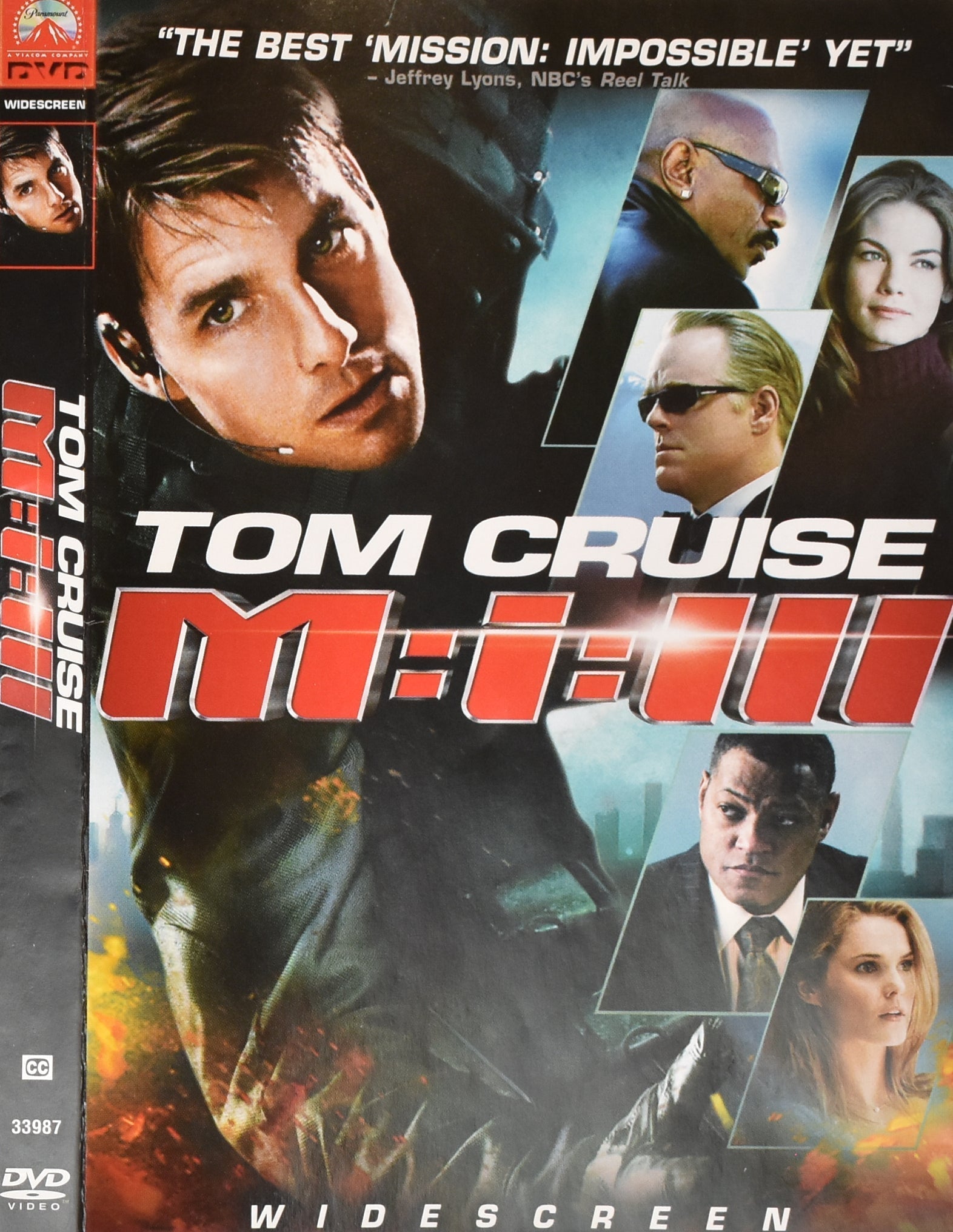 Tom Cruise MI 3 Mission Impossible Dvd Movie Used
