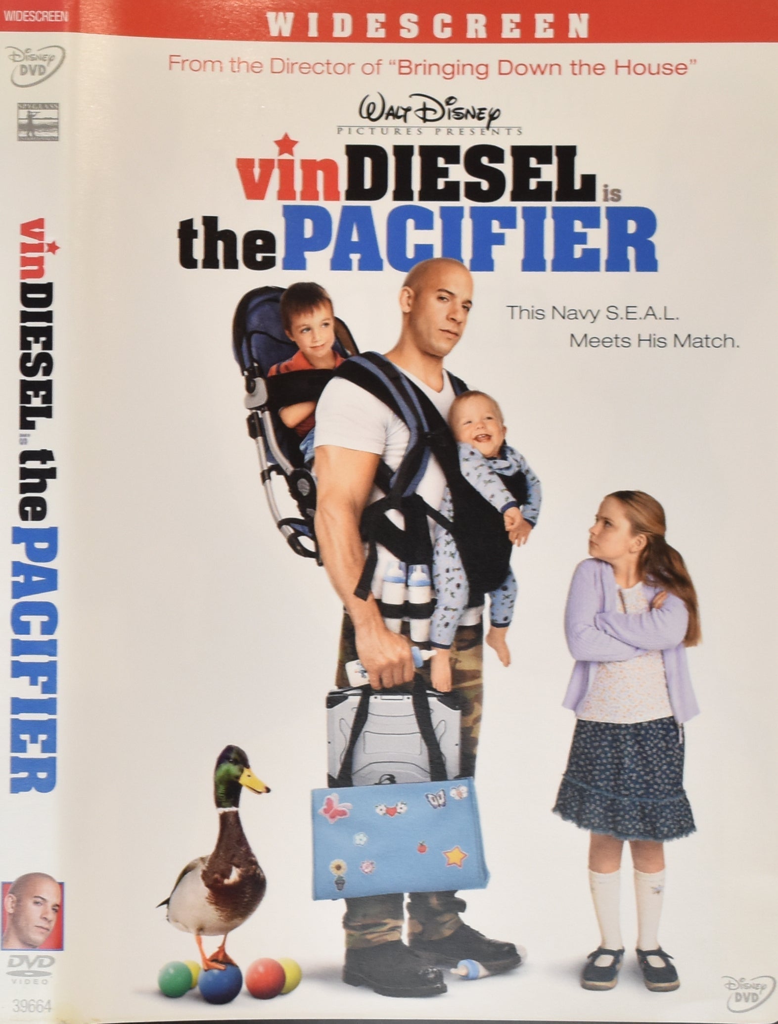 Vin Diesel The Pacifier Dvd Movie Used Disney