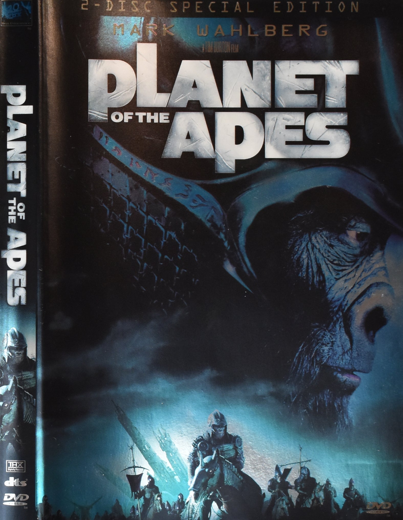 Planet of the Apes Dvd Movie Used Mark Wahlberg