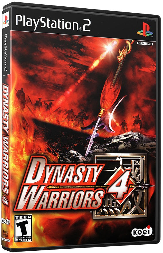 Dynasty Warriors 4 PS2 Sony Playstation 2 Used Video Game PS2