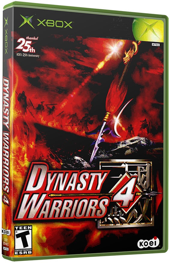 Dynasty Warriors 4 Used Microsoft XBOX Original Video Game