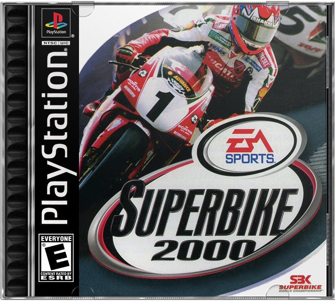 EA Sports Superbike 2000 PS1 Sony Playstation 1 Used Video Game