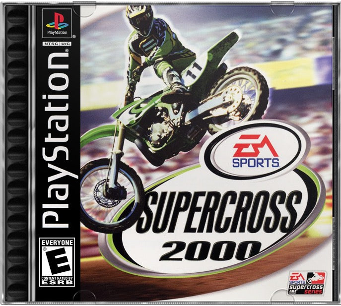 EA Sports Supercross 2000 PS1 Sony Playstation 1 Used Video Game