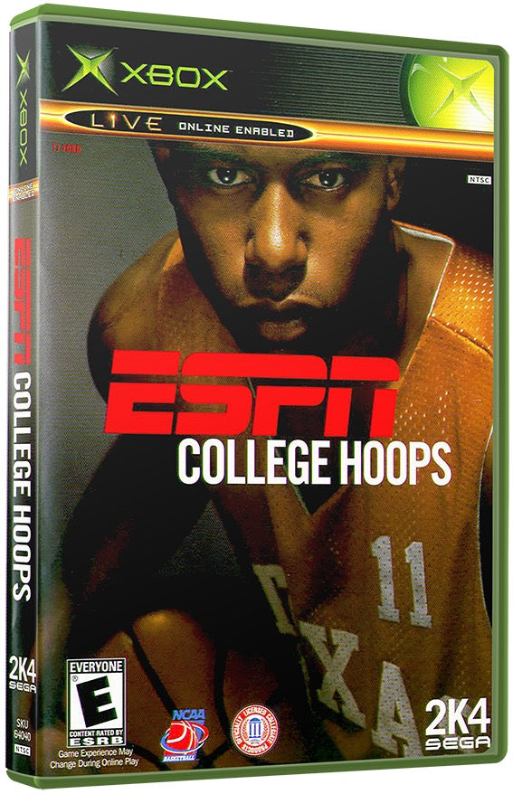 ESPN College Hoops Used Microsoft XBOX Original Video Game