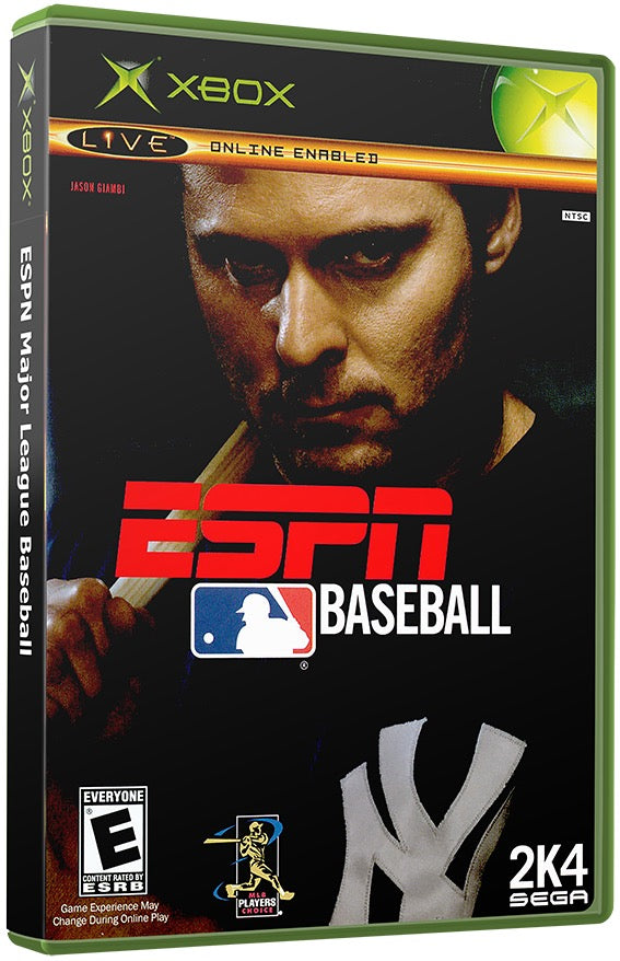 ESPN Major League Baseball Used Microsoft XBOX Original Video Game