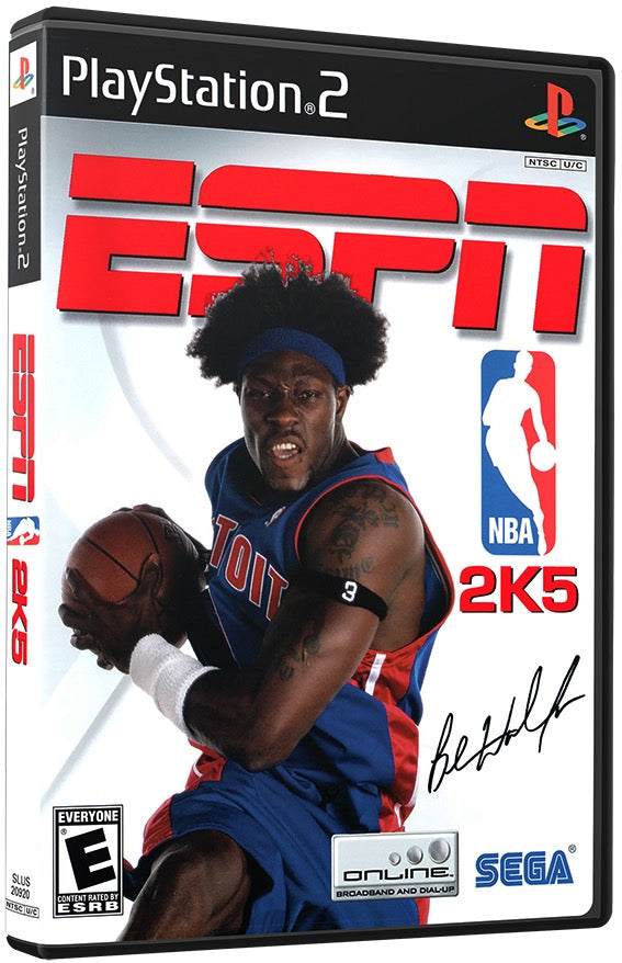 ESPN NBA 2K5 PS2 Sony Playstation 2 Used Video Game PS2