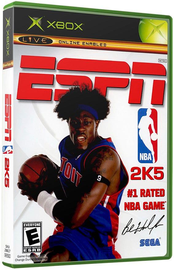 ESPN NBA 2K5 Used Microsoft XBOX Original Video Game