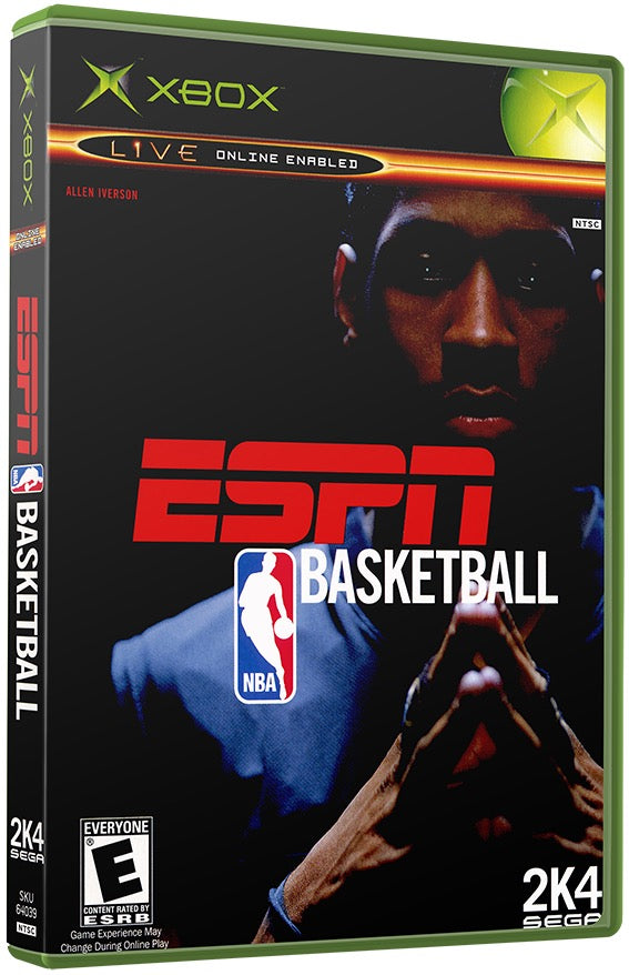 ESPN NBA Basketball Used Microsoft XBOX Original Video Game