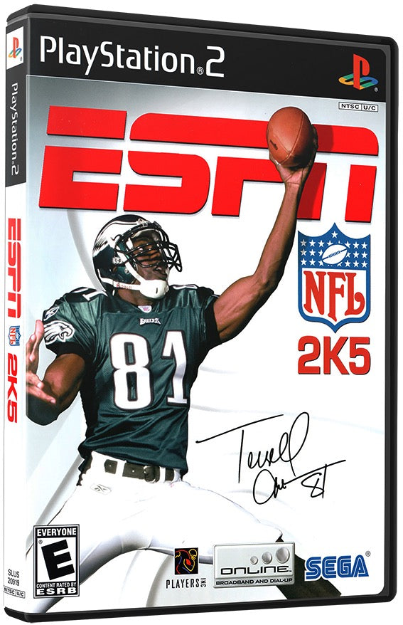 ESPN NFL 2K5 PS2 Sony Playstation 2 Used Video Game PS2