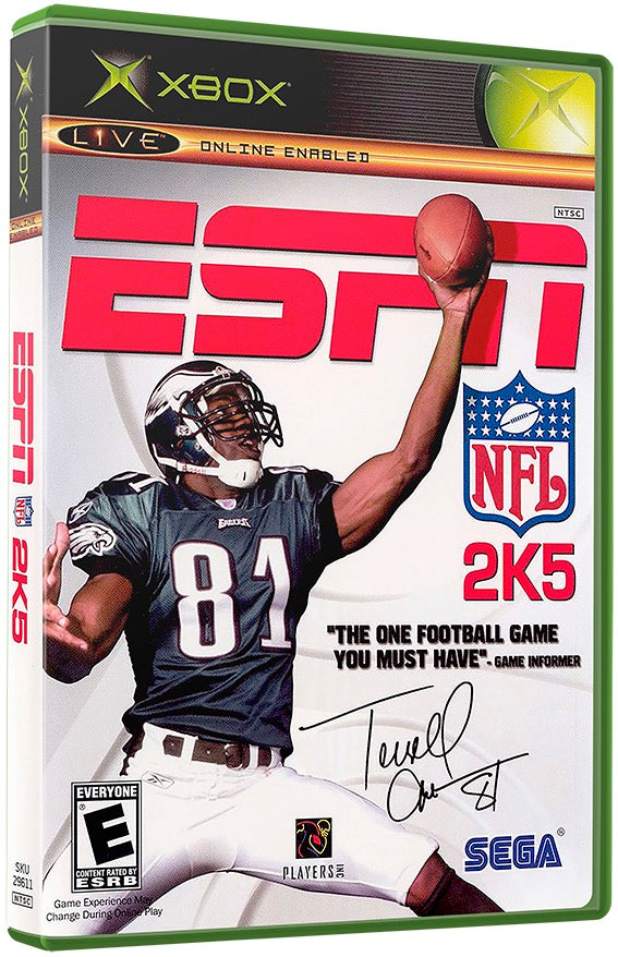 ESPN NFL 2K5 Used Microsoft XBOX Original Video Game