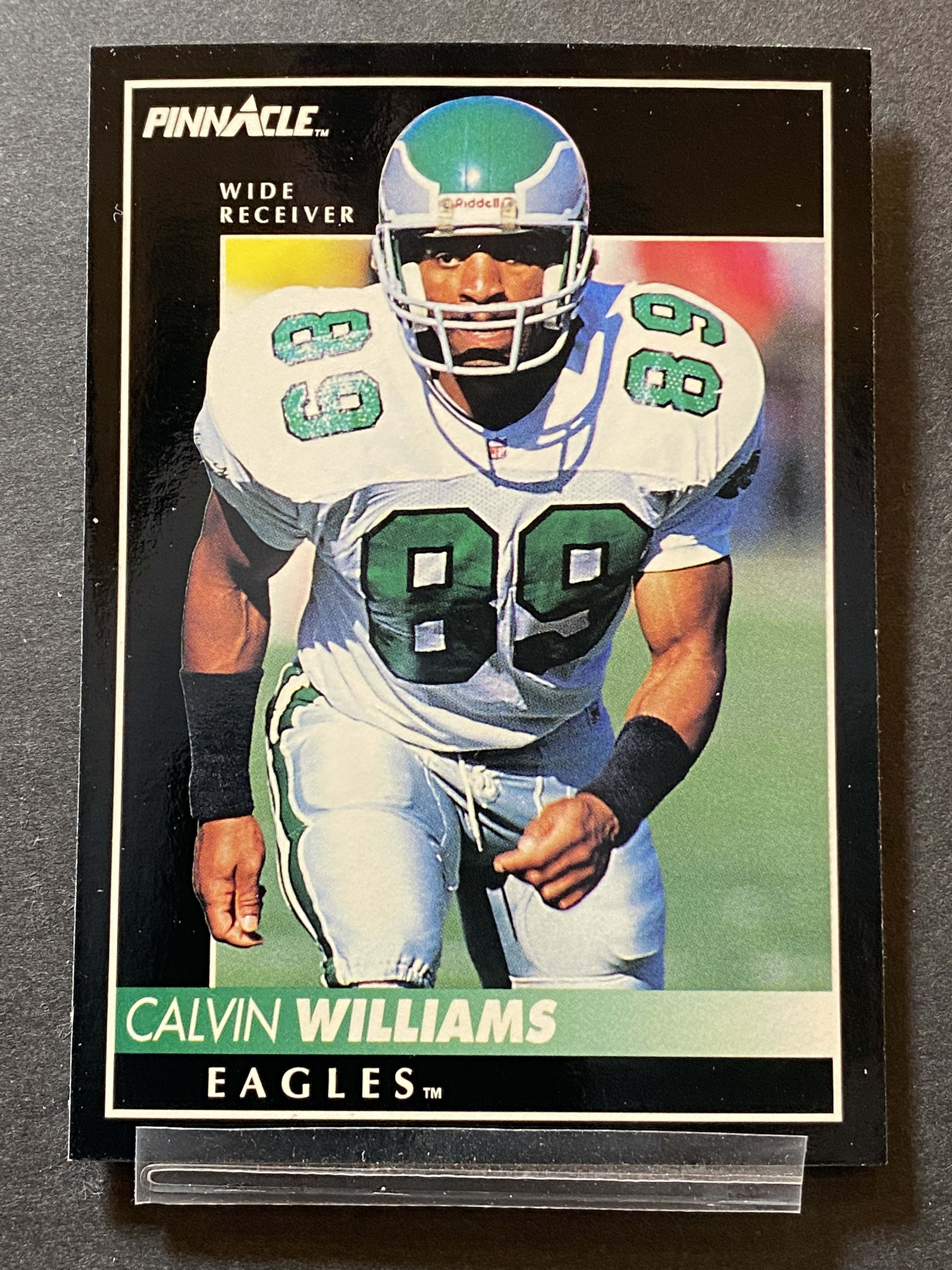 Calvin Williams Pinnacle Football Card Philadelphia Eagles