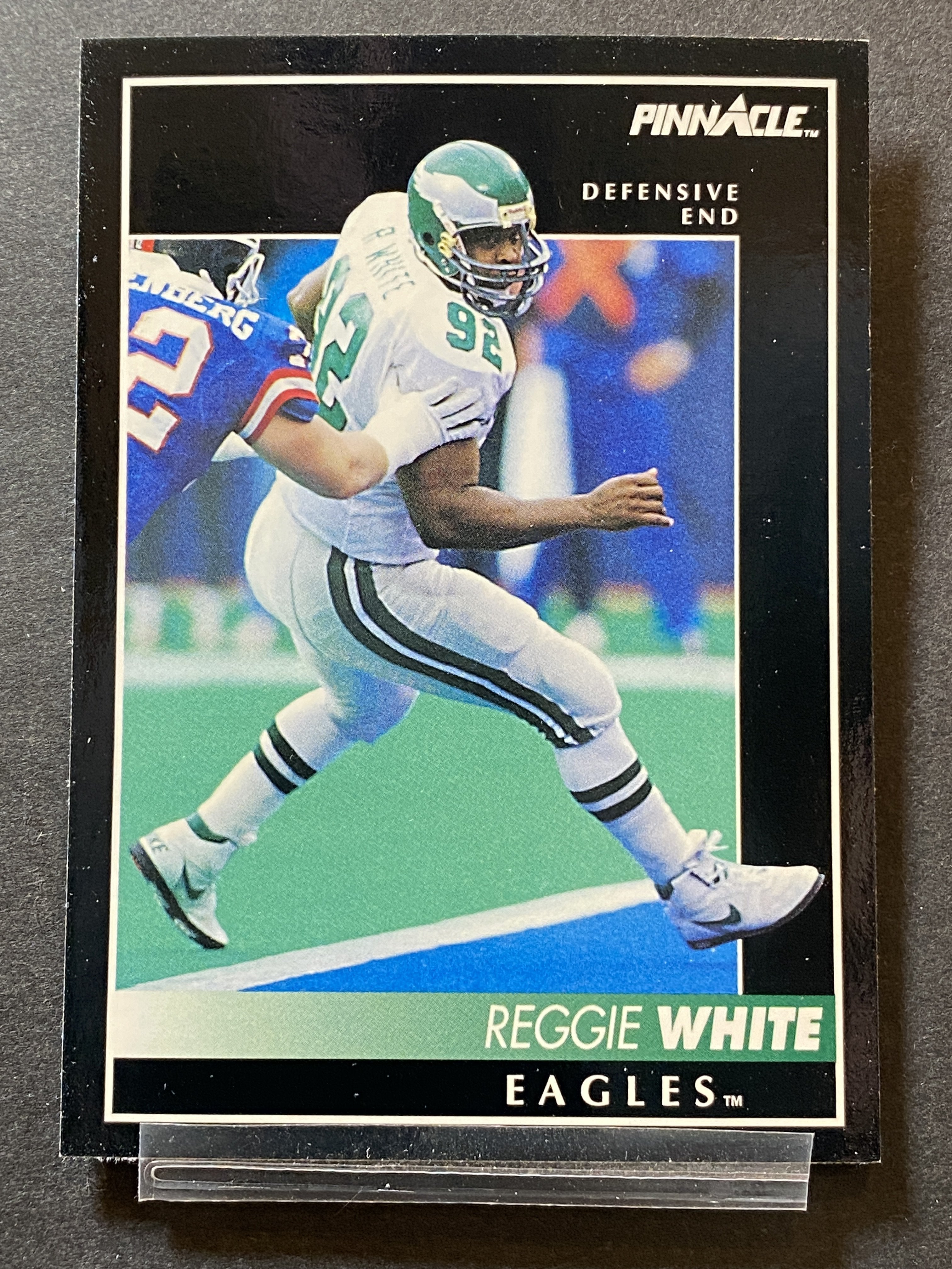 Reggie White Pinnacle Football Card Philadelphia Eagles