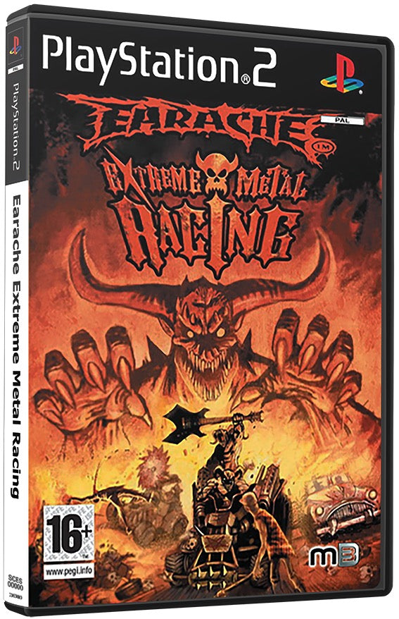 Earache Extreme Metal Racing PS2 Sony Playstation 2 Used Video Game PS2
