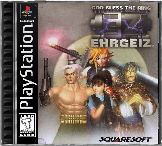 Ehrgeiz - God Bless the Ring PS1 Sony Playstation 1 Used Video Game