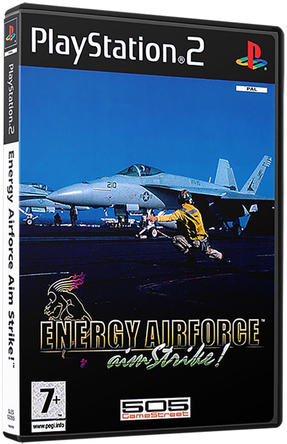 Energy Airforce aimStrike! PS2 Sony Playstation 2 Used Video Game PS2