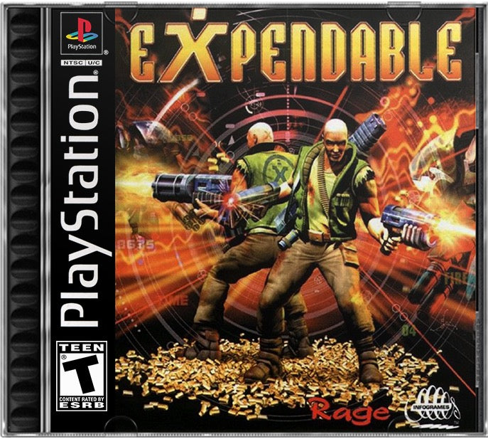 Expendable PS1 Sony Playstation 1 Used Video Game