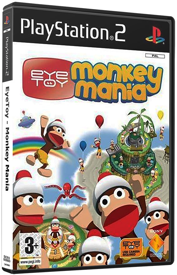 EyeToy - Monkey Mania PS2 Sony Playstation 2 Used Video Game PS2