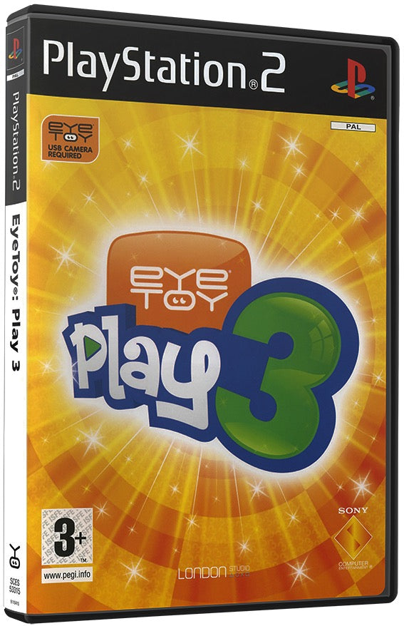 EyeToy - Play 3 PS2 Sony Playstation 2 Used Video Game PS2
