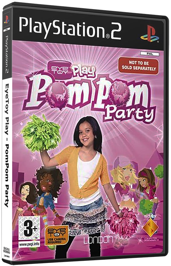 EyeToy Play - PomPom Party PS2 Sony Playstation 2 Used Video Game PS2